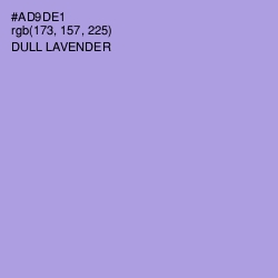 #AD9DE1 - Dull Lavender Color Image
